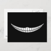 Cheshire Grin Postkarte (Vorne/Hinten)