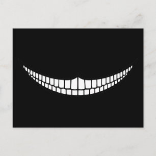 Cheshire Grin Postkarte