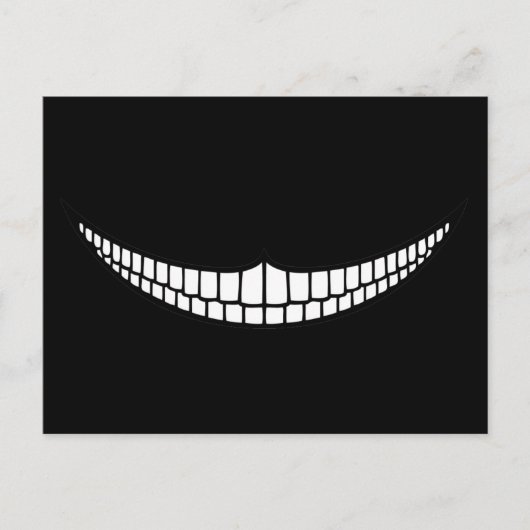 Cheshire Grin Postkarte (Vorderseite)