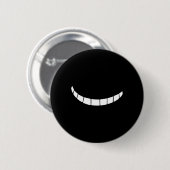Cheshire Grinning Lächelnde Alice im Wunderland Button (Vorne & Hinten)