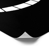 Cheshire Grinning Lächelnde Alice im Wunderland Poster (Ecke)