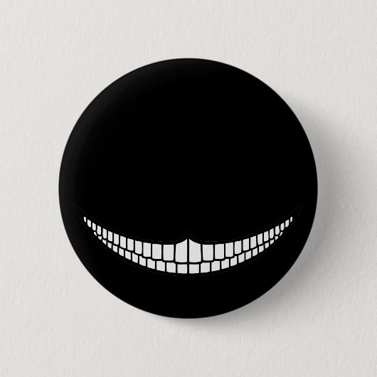Cheshire-Grinsen Button (Vorderseite)
