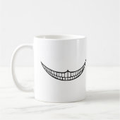 Cheshire-Grinsen Kaffeetasse (Links)