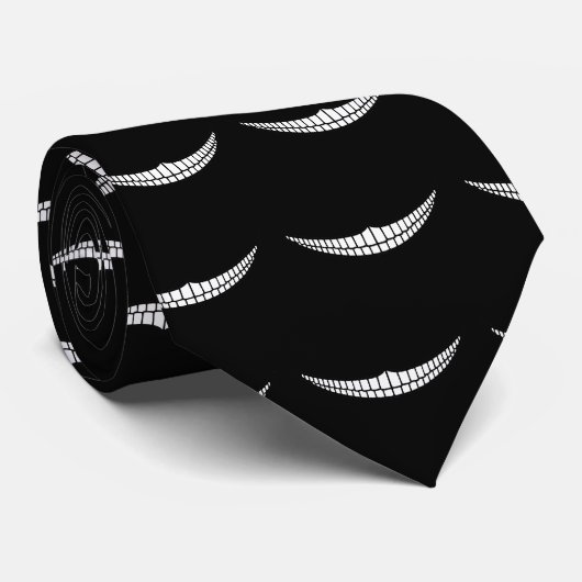 Cheshire-Grinsen Krawatte (Gerollt)