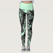 Cheshire-Grinsen-Leggings