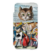 Cheshire-Katze, 1865 Incipio iPhone Geldbeutel-Hülle (Folio Vorderseite)