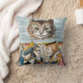 Cheshire-Katze, 1865 Kissen (Decke)