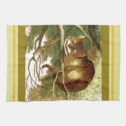 Cheshire-Katze 2 Geschirrtuch (Horizontal)