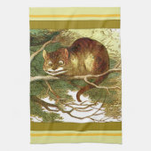 Cheshire-Katze 2 Geschirrtuch (Vertikal)