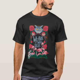 Cheshire-Katze Alice im Wunderland Vintage-Buch D T-Shirt