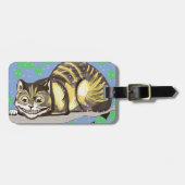 Cheshire-Katze basiert auf Tenniel Gepäckanhänger (Vorderseite horizontal)