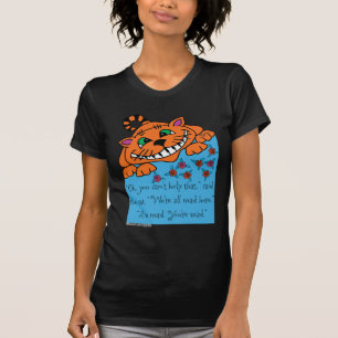 Cheshire-Katze bin ich - Alice im Wunderland T-Shirt