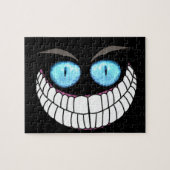Cheshire-Katze - blaue Augen-Puzzlespiel Puzzle (Horizontal)