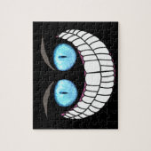 Cheshire-Katze - blaue Augen-Puzzlespiel Puzzle (Vertikal)