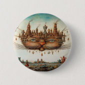 Cheshire-Katze Button (Vorderseite)