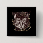 Cheshire-Katze Carnivale Art Button (Vorderseite)