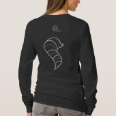 Cheshire-Katze (dunkel) T-Shirt (Rückseite)