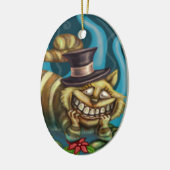 Cheshire-Katze Keramik Ornament (Links)