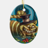 Cheshire-Katze Keramik Ornament (Hinten)