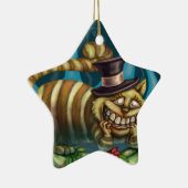Cheshire-Katze Keramikornament (Rechts)