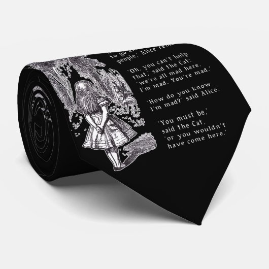 Cheshire-Katze Krawatte (Gerollt)