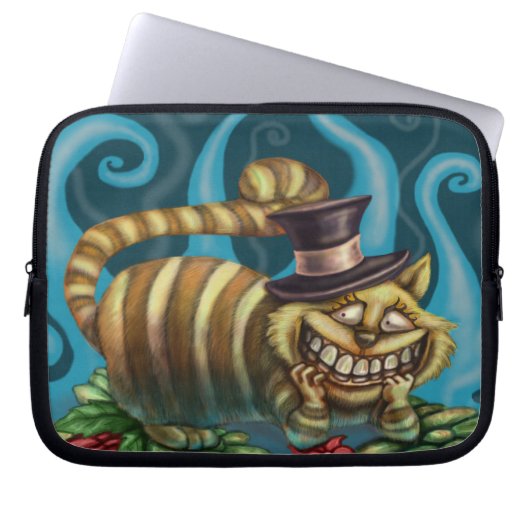 Cheshire-Katze Laptopschutzhülle (Vorderseite)