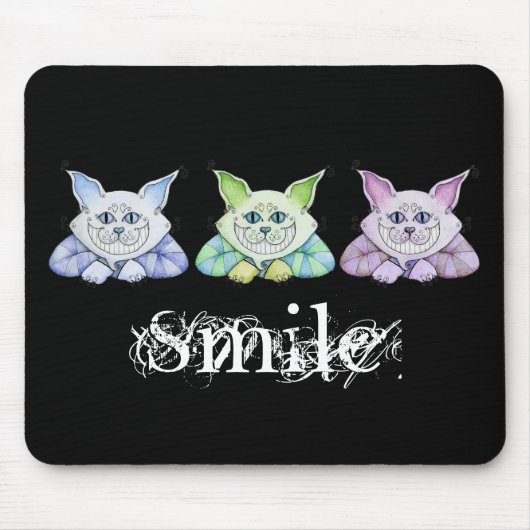Cheshire-Katze Mousepad (Vorne)
