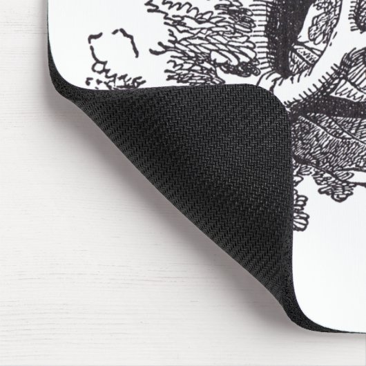 Cheshire-Katze Mousepad (Ecke)