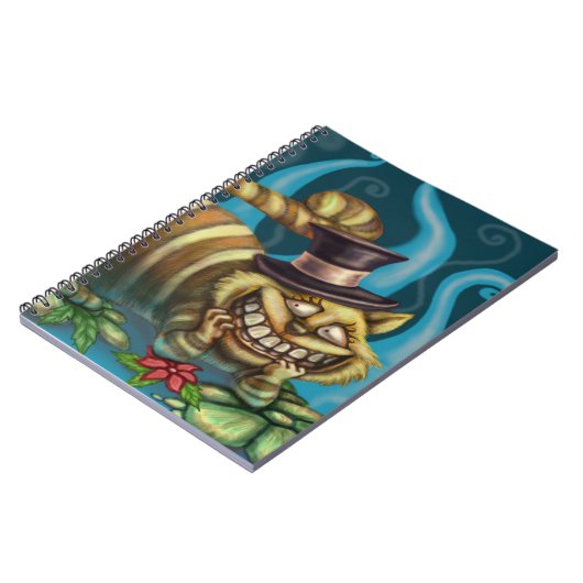 Cheshire-Katze Notizblock (Linke Seite)