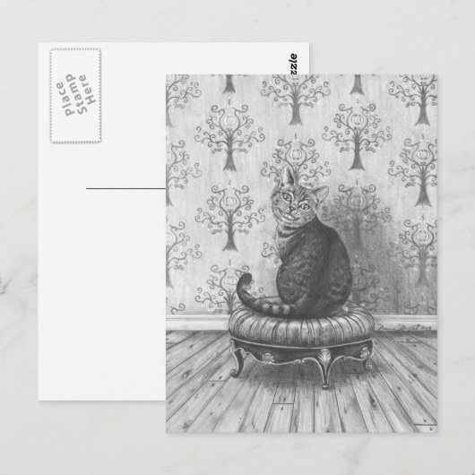 Cheshire-Katze - Postkarte (Vorne/Hinten)