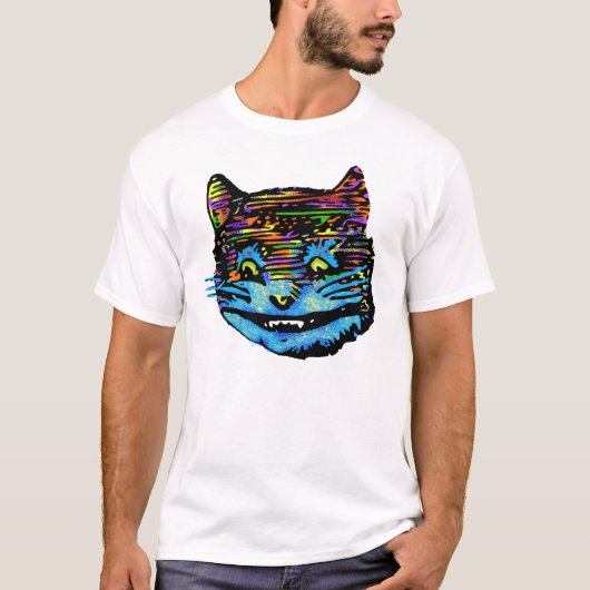 Cheshire-Katze T-Shirt (Vorderseite)