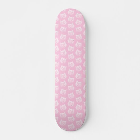 Cheshire-Katzen-Alice im Wunderland-Rosa-Vintage Skateboard (Vorne)