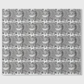 Cheshire-Katzen-Entwurf Geschenkpapier (Flach)
