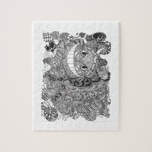 Cheshire-Katzen-Entwurf Puzzle (Vertikal)