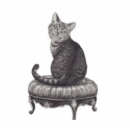 Cheshire-Katzen-Foto-Skulptur-Alice im Wunderland Freistehende Fotoskulptur