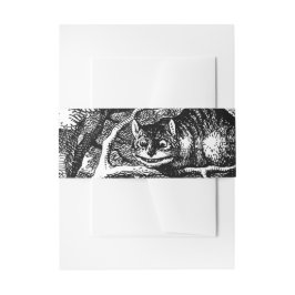 Cheshire-Katzen-Karten-Verpackung Einladungsbanderole