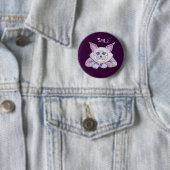 Cheshire-Katzen-Knopf Button (Beispiel)