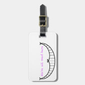 Cheshire-Katzen-Lächeln Gepäckanhänger (Vorderseite vertikal)