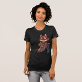 Cheshire-Katzen-Pilz-Glas T-Shirt (Vorne ganz)