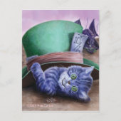 Cheshire Kitten Postcard Postkarte (Vorderseite)