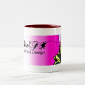 CheshireFX Zweifarbige Tasse (Mittel)