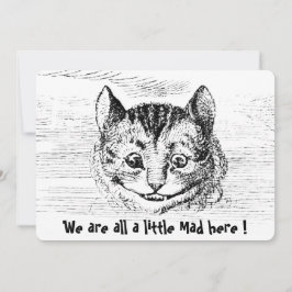 Chesire Cat - Alice im Wunderland Mitteilungskarte