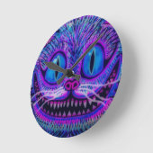 "CHESIRE CAT-UHR-" aus Gewohnheit CHAOS! Runde Wanduhr (Winkel)