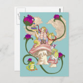 Chesire Smoke Postkarte (Vorne/Hinten)