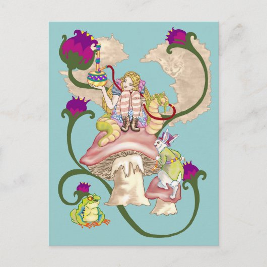 Chesire Smoke Postkarte (Vorderseite)