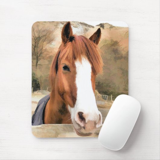 CHESNUT HORSE MOUSEPAD (Mit Mouse)