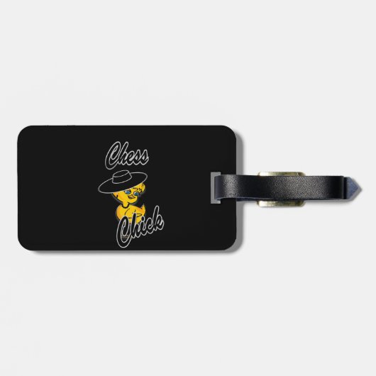 Chess #4 gepäckanhänger (Rückseite horizontal)