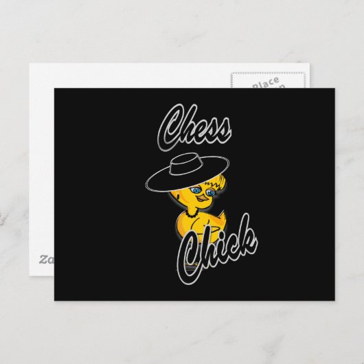 Chess #4 postkarte (Vorne/Hinten)