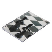 Chess Board and Pitieres Notebook Notizblock (Linke Seite)