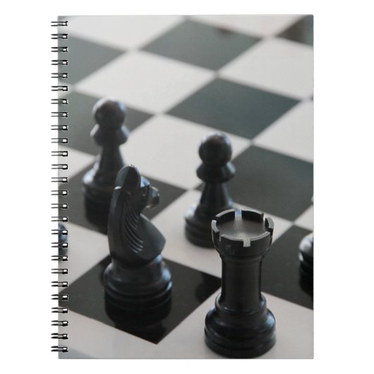 Chess Board and Pitieres Notebook Notizblock (Vorderseite)